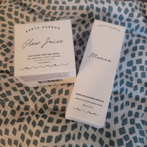 Earth Harbor Glow Juice & Marina Biome Brightening Ampoule new in boxes - Picture 3 of 7